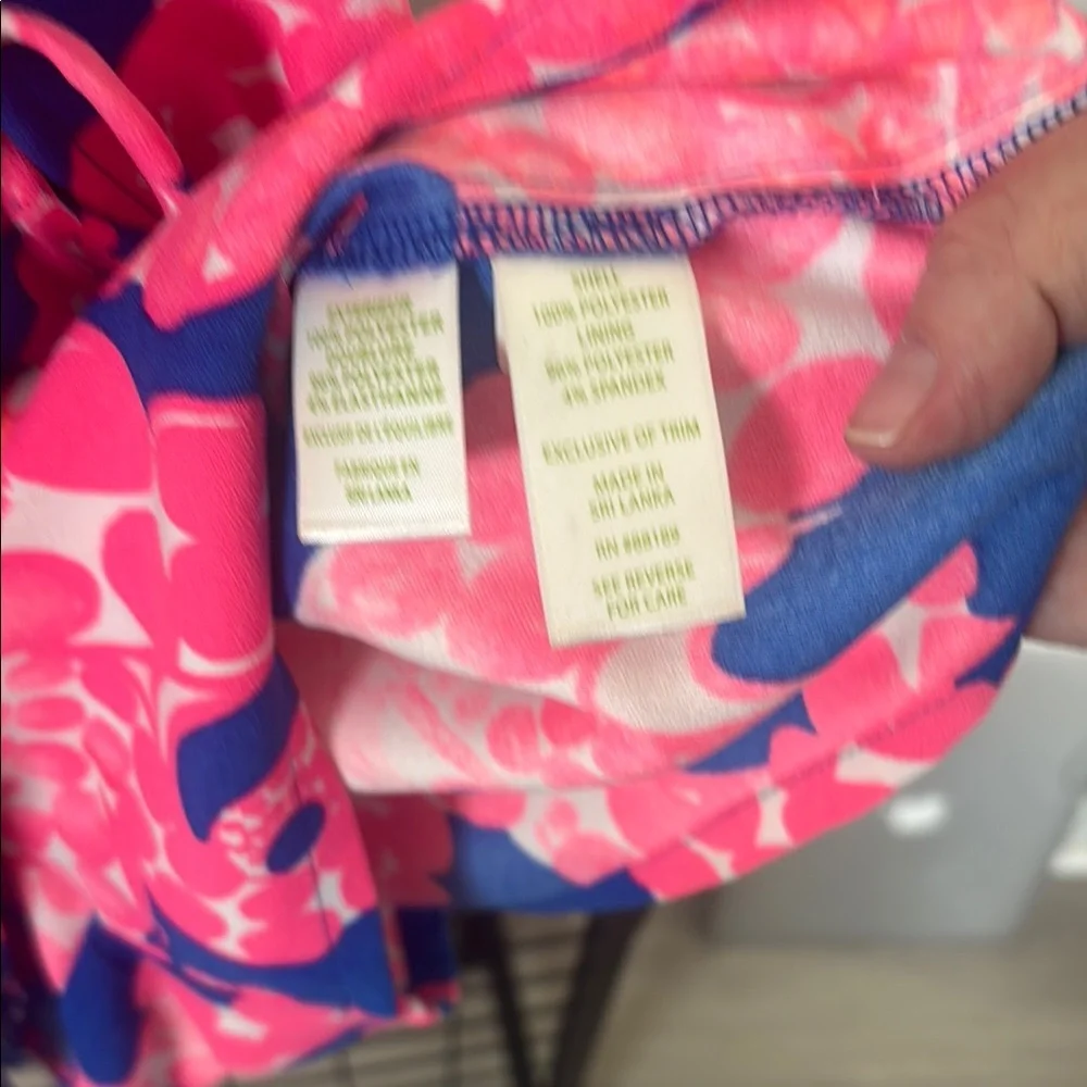 Lilly Pulitzer Pink and Blue octopus pattern Mini Dress - Picture 5 of 8